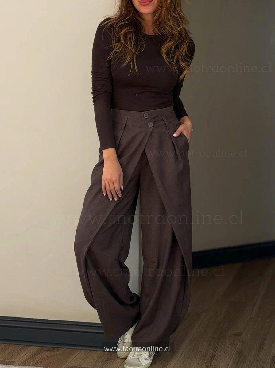 Pantalón Sastrero marrón