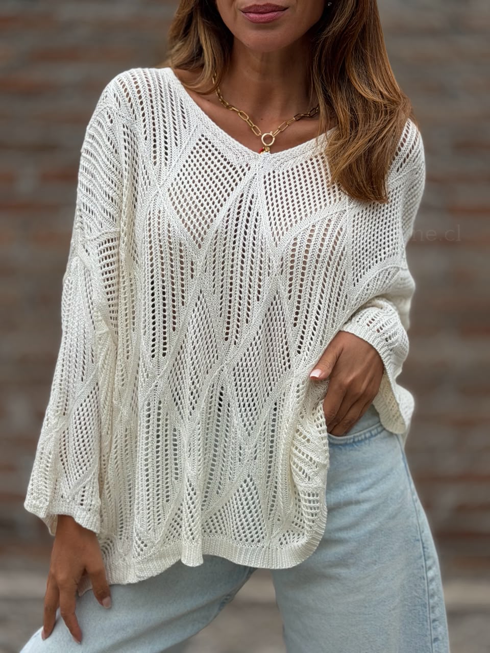 Sweater Aurora blanco