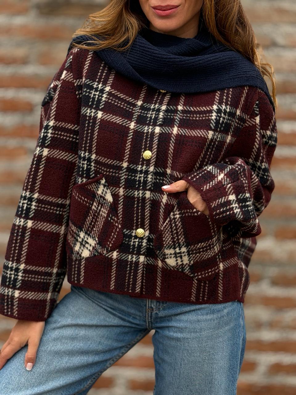 Chaqueta Escocés cherry