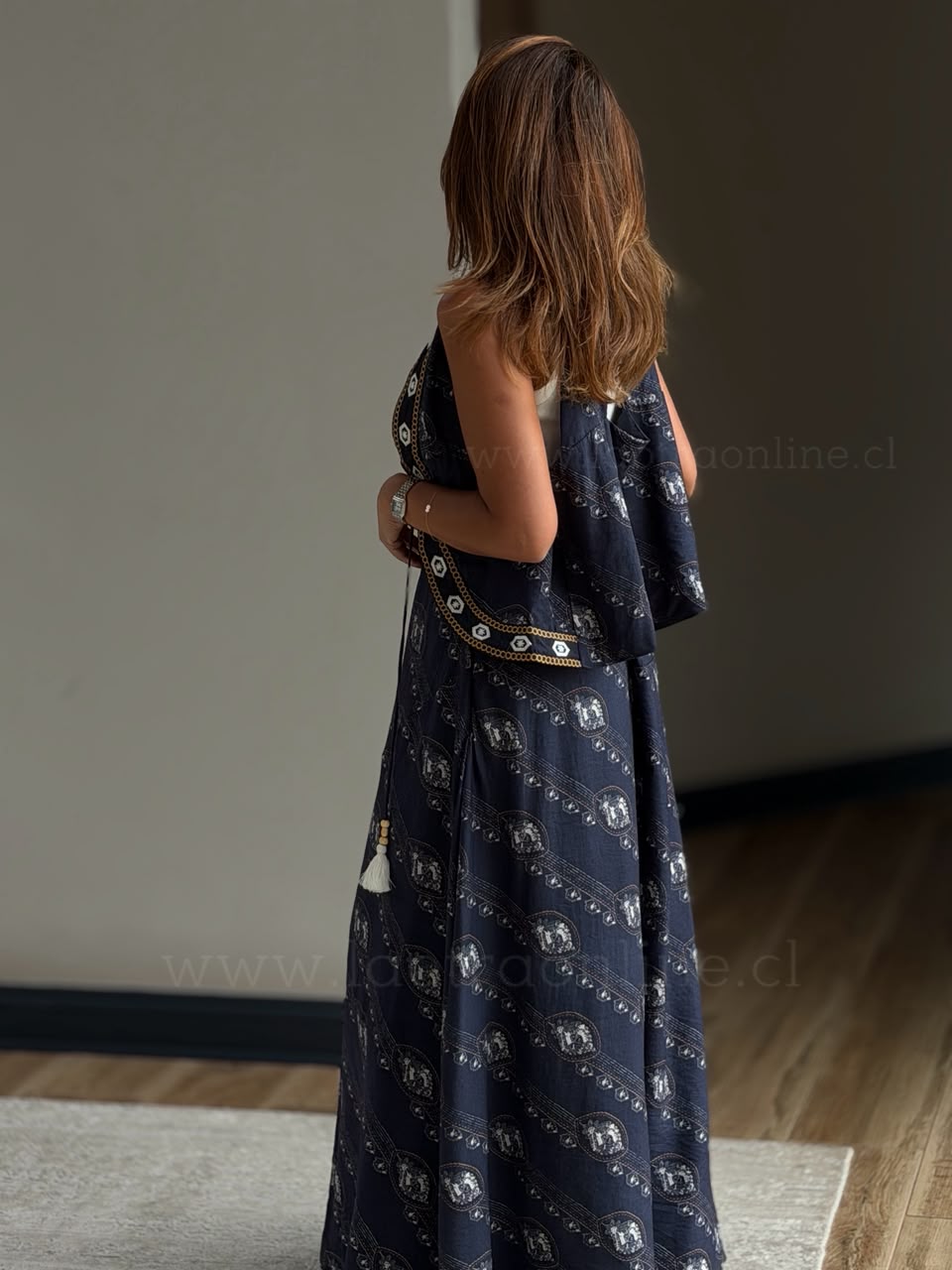 Set Bordado azul