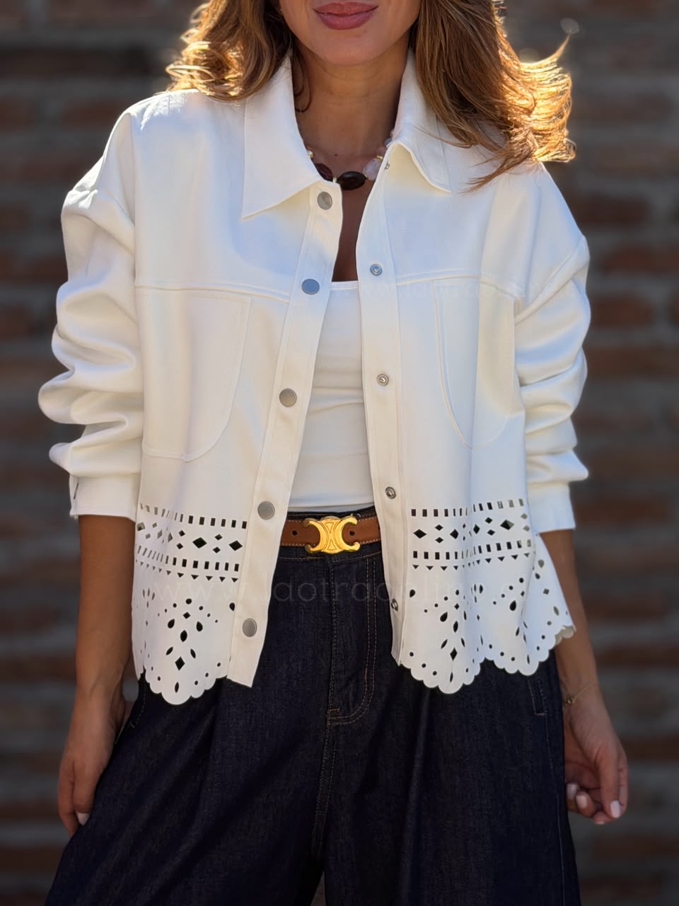 Chaqueta Miami blanco