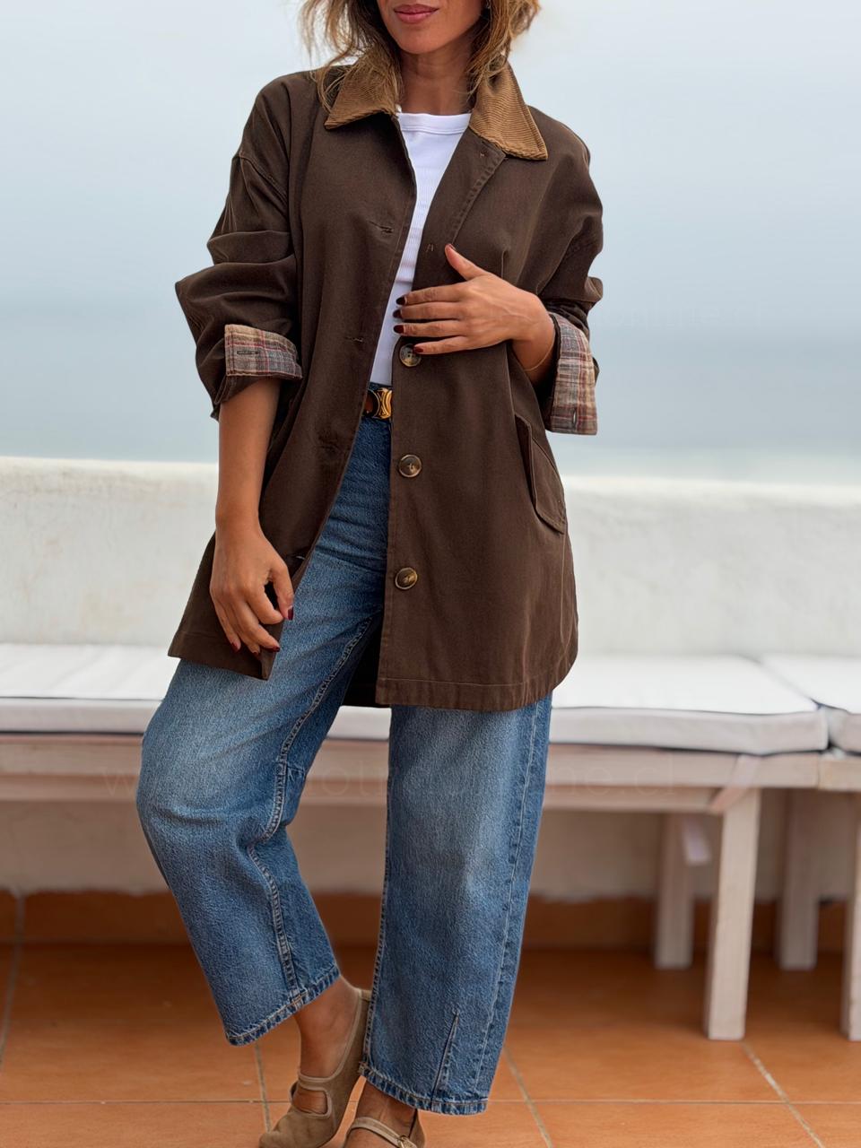 Chaqueta Oporto choco