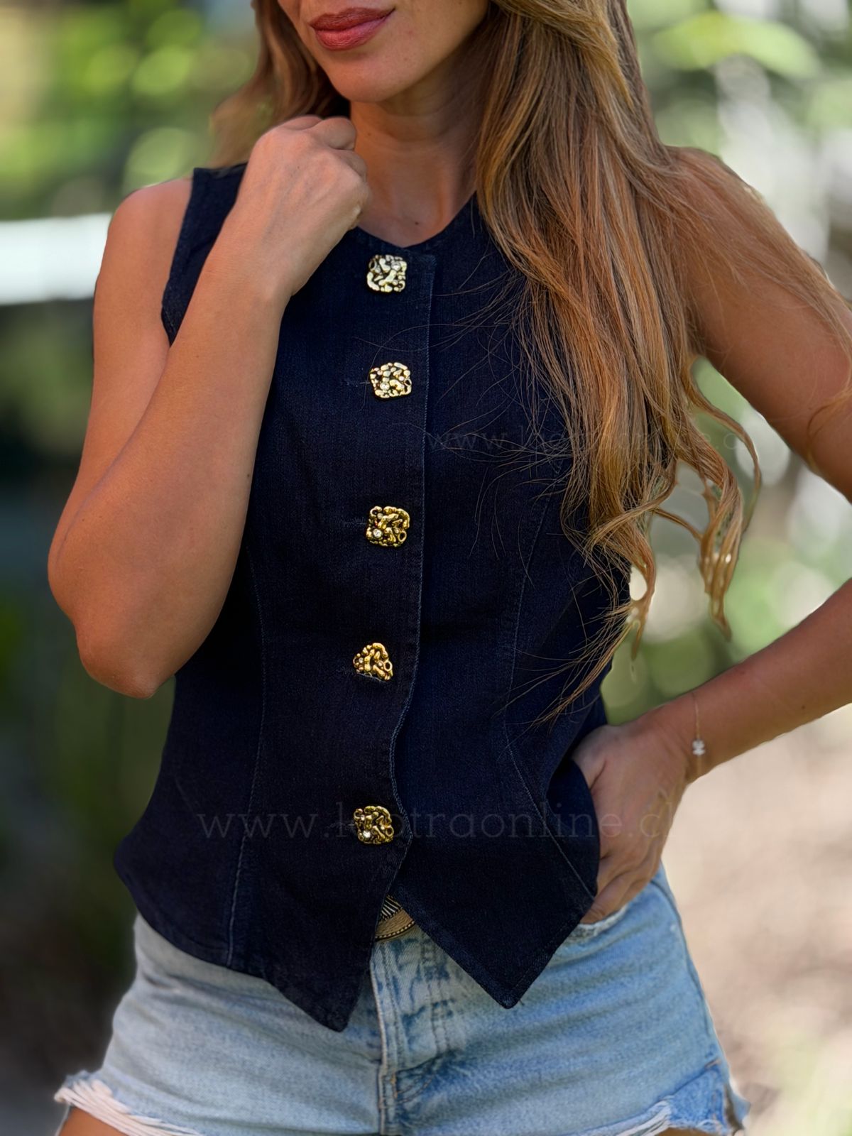 Gillette Isabella azul oscuro