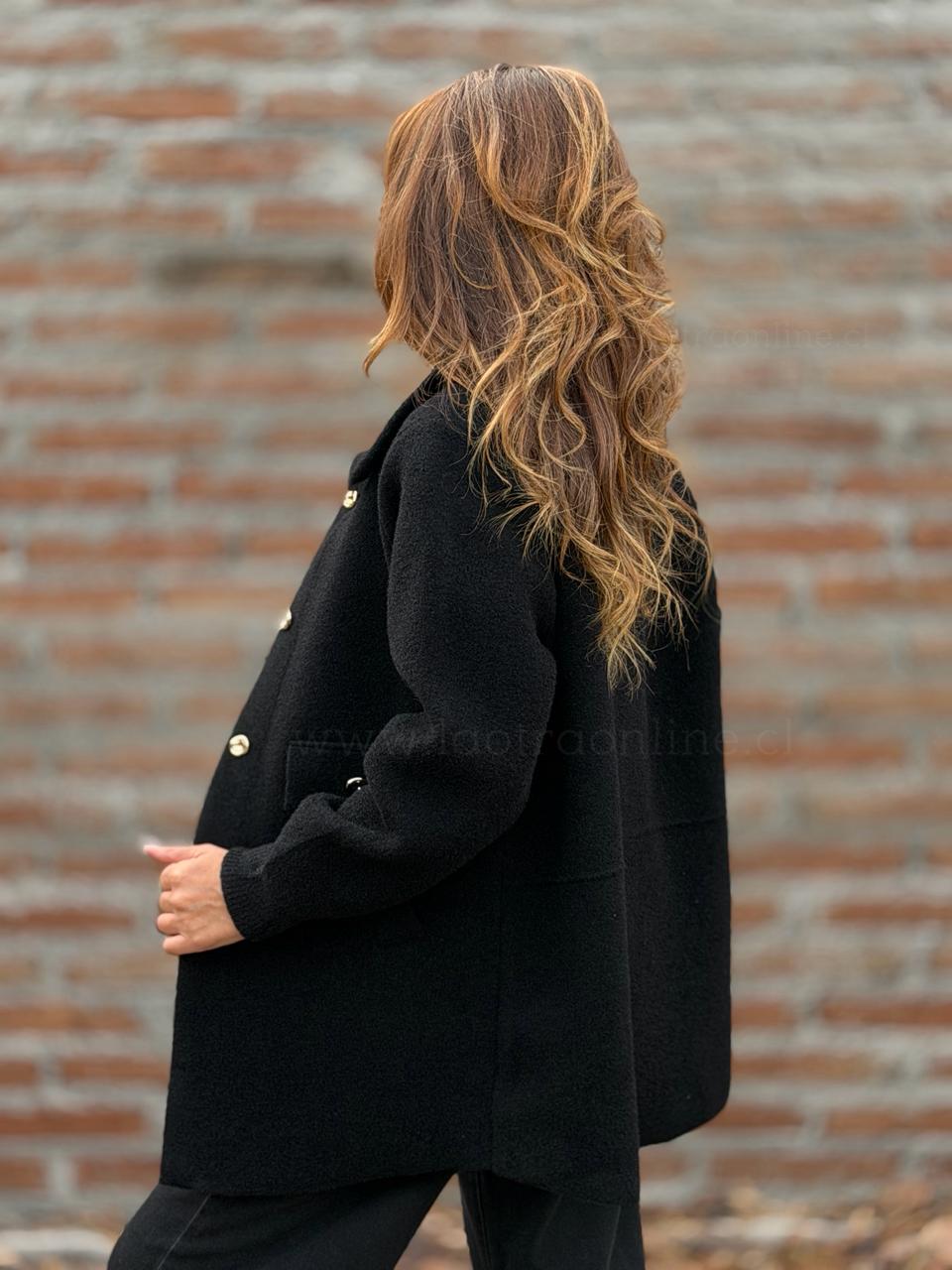 Abrigo Evora negro