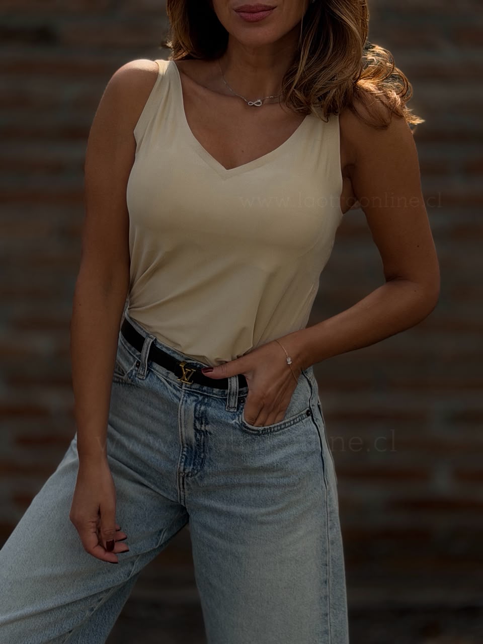Polera/Top Increíble camel