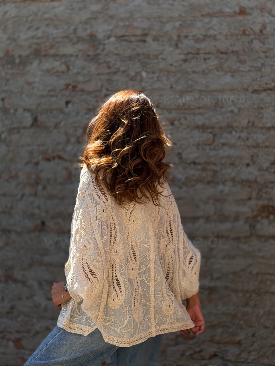 Tapado Lentejuelas beige