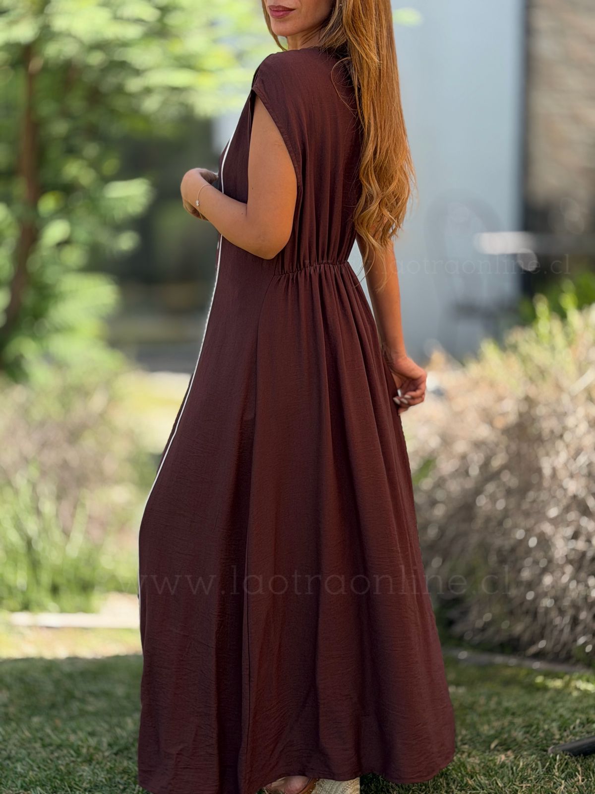 Vestido Líneas choco