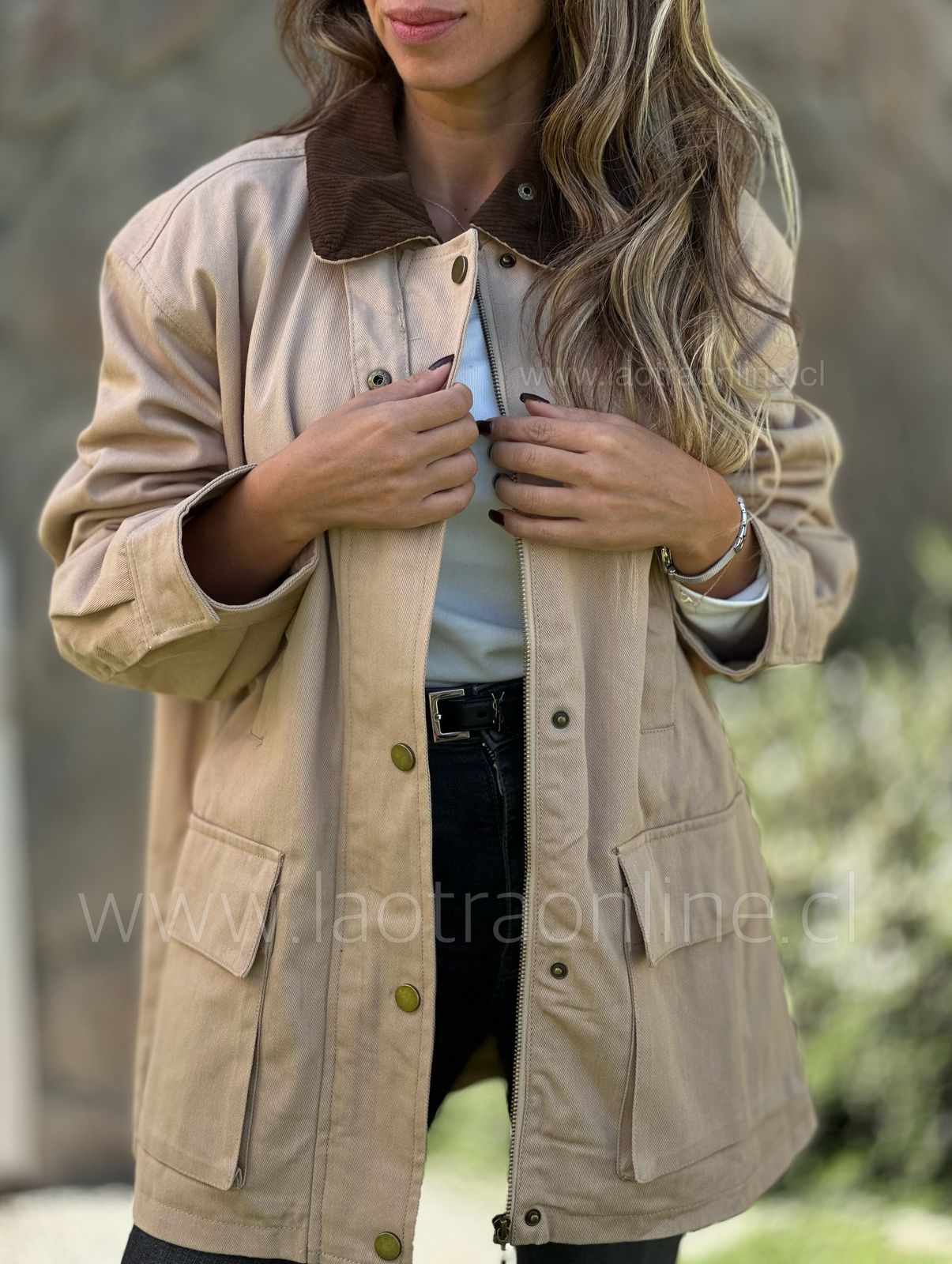 Chaqueta Victoria beige