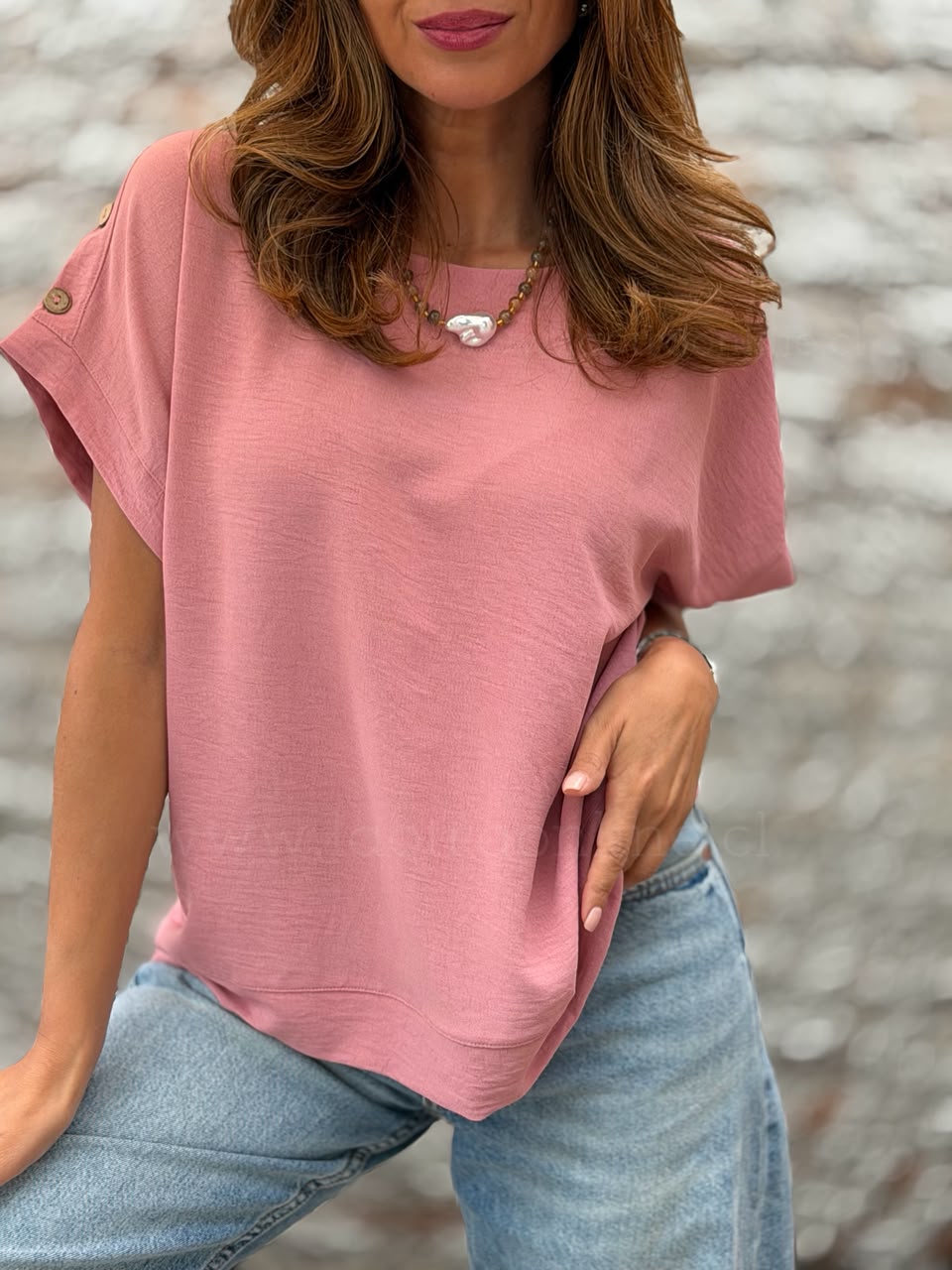 Polera Majestuosa rosa