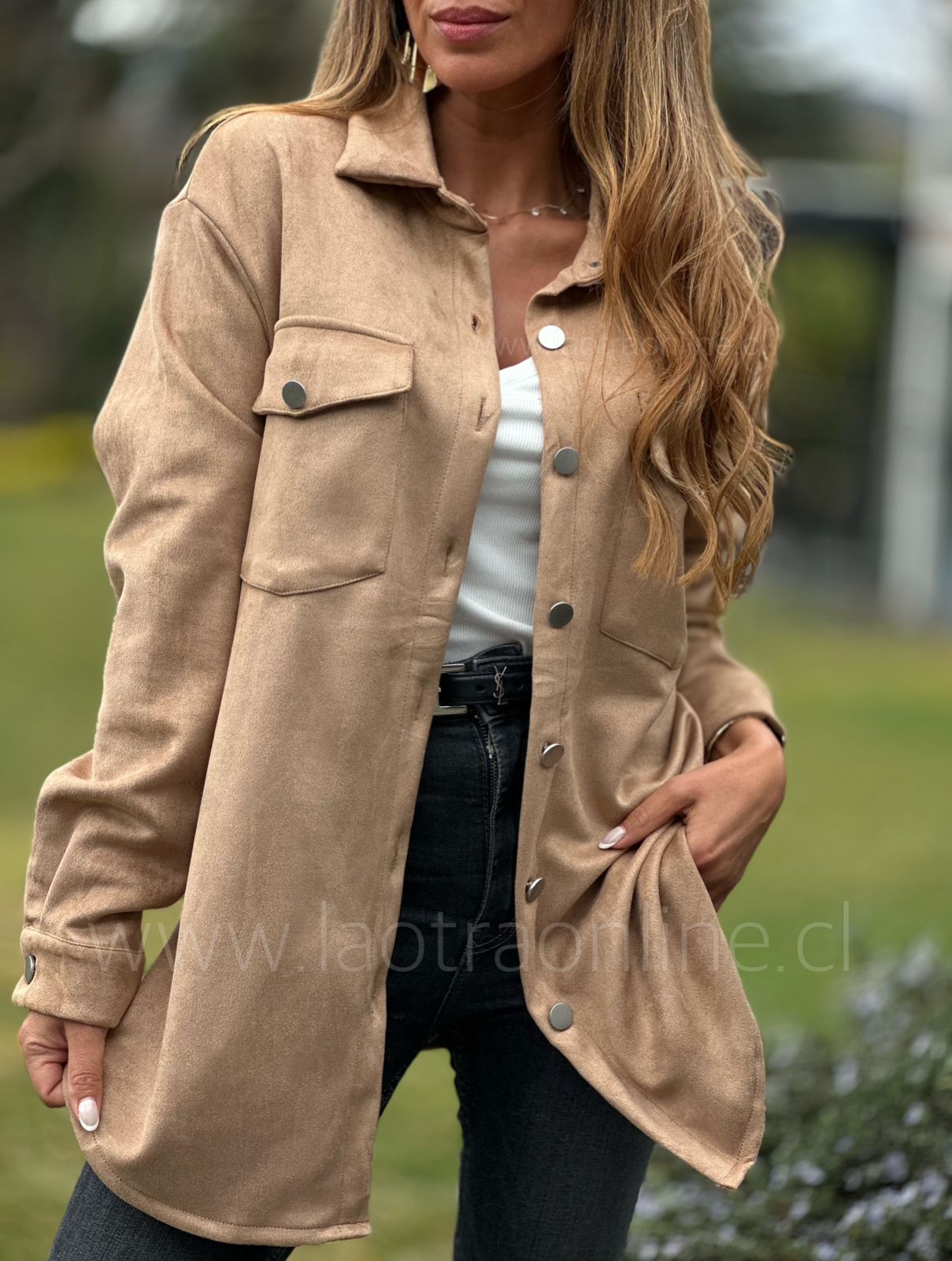 Sobrecamisa Polonia camel