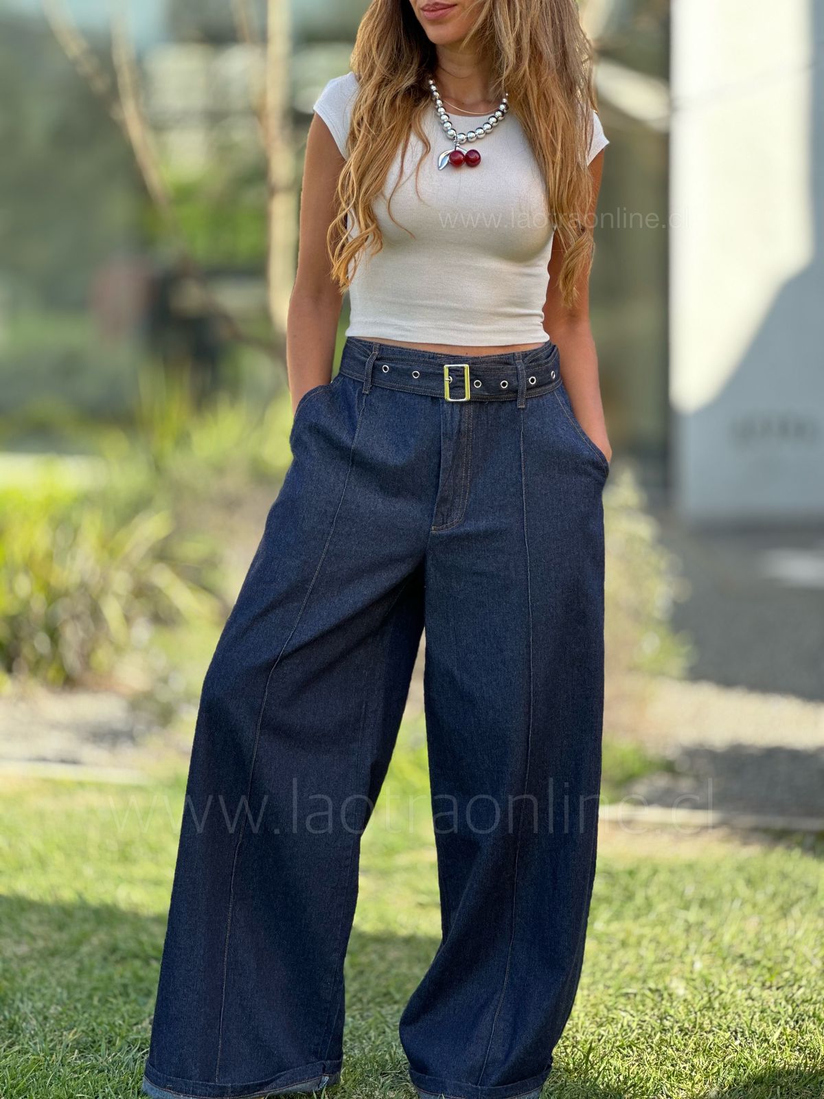 Pantalón Sastrero azul