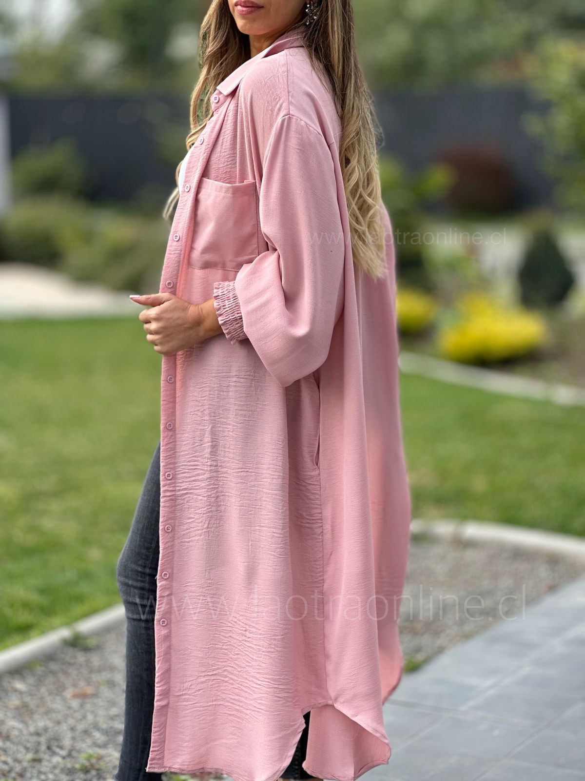 Blusón Linda rosa