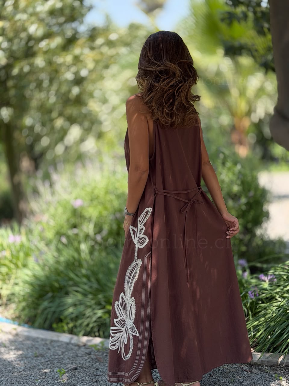 Vestido Magnífico marrón