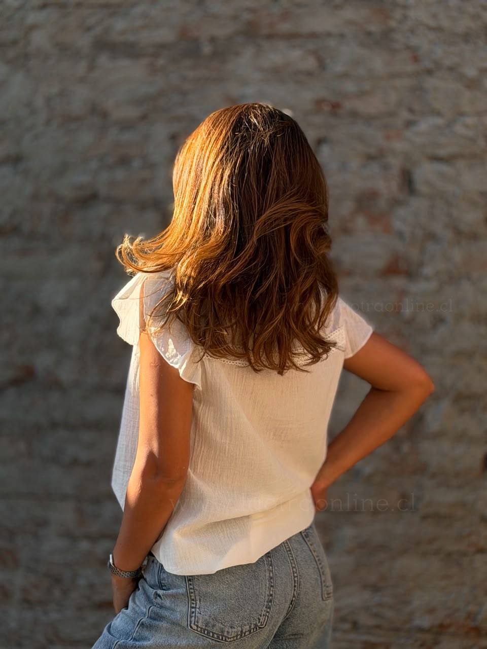 Polera Cala blanco
