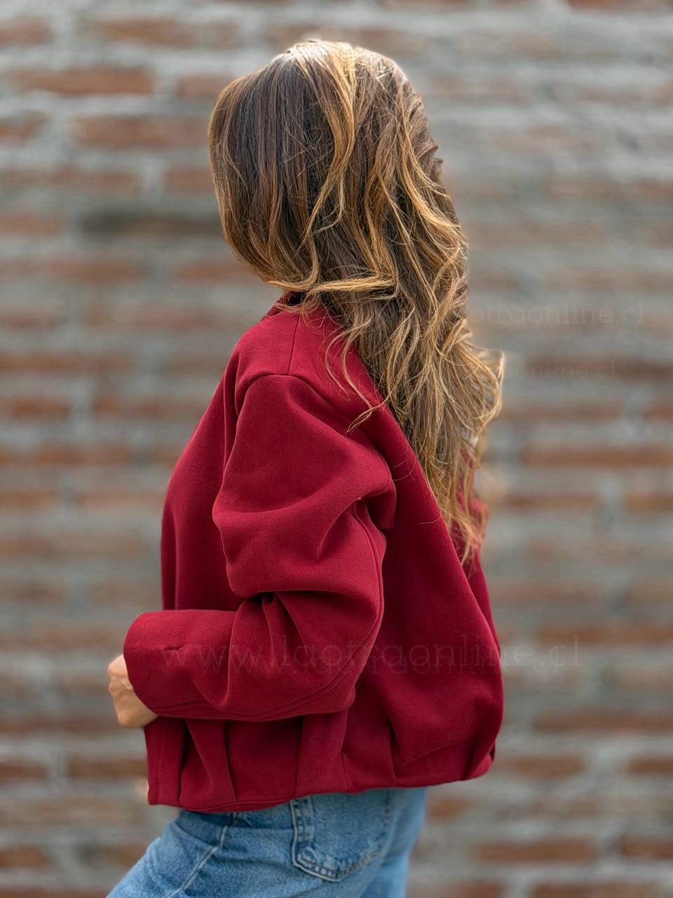 Chaqueta fenomenal rojo vintage