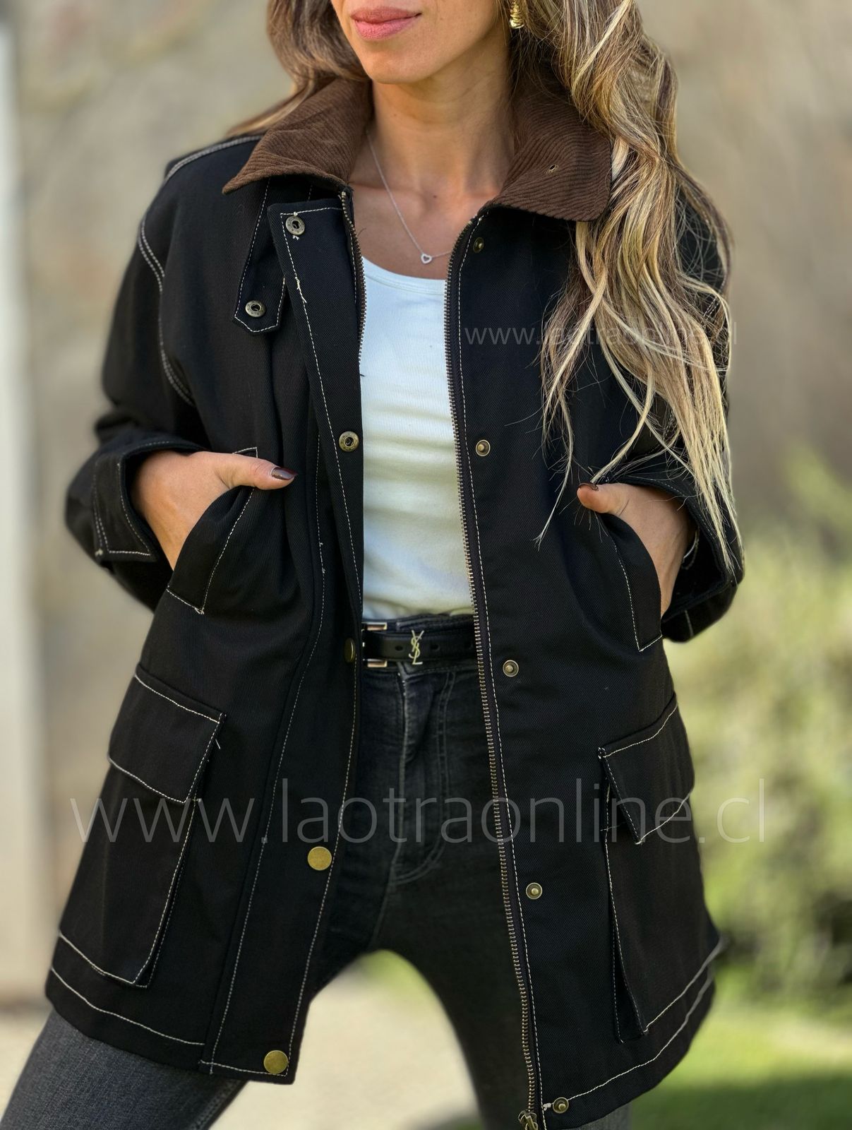 Chaqueta Victoria negro