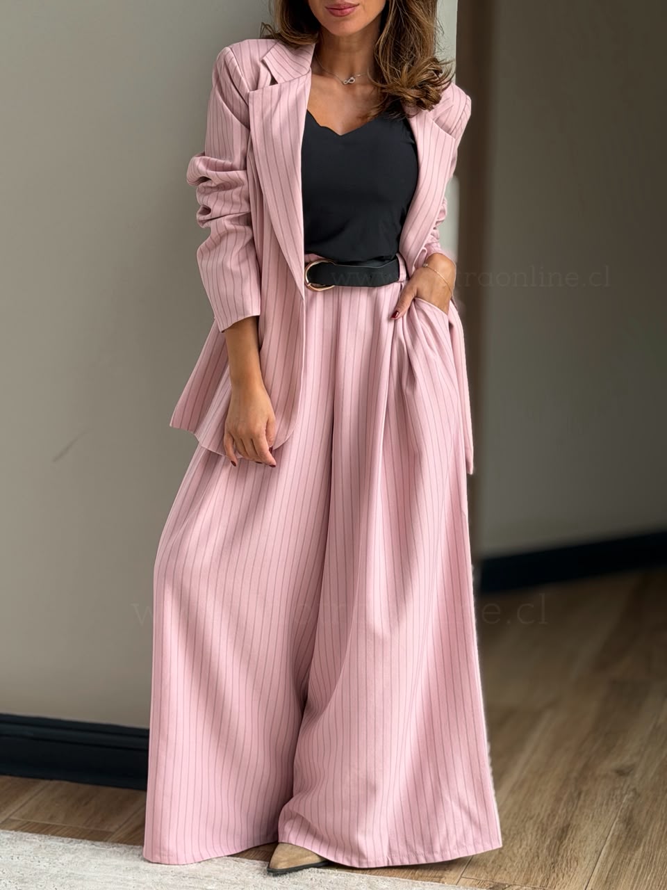Set Italiano 2 piezas rosa
