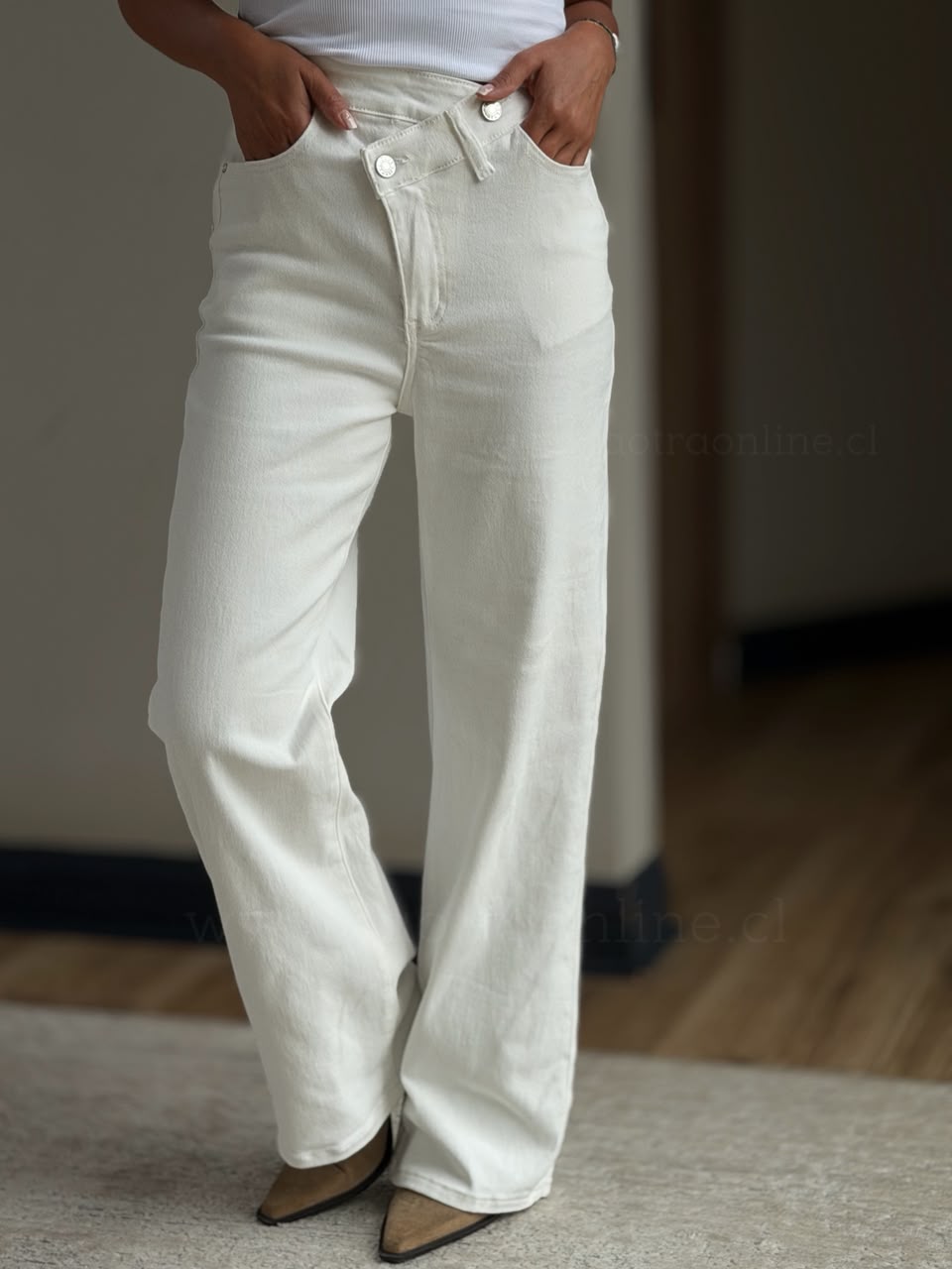 Pantalón Turquía blanco