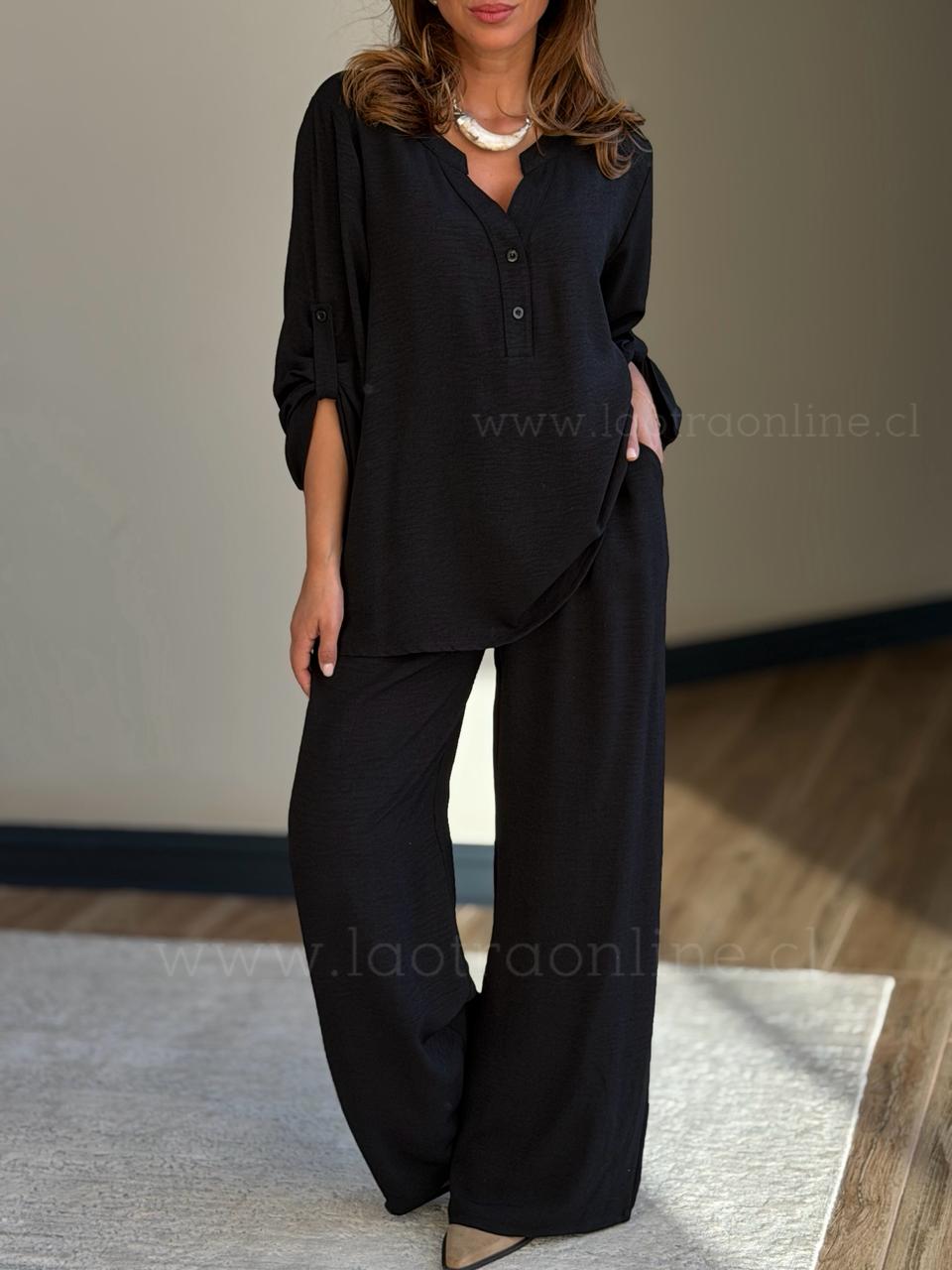 Set Realeza 2 piezas negro