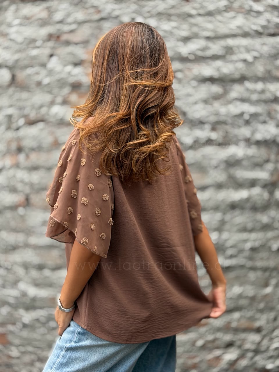 Polera Irlanda marrón