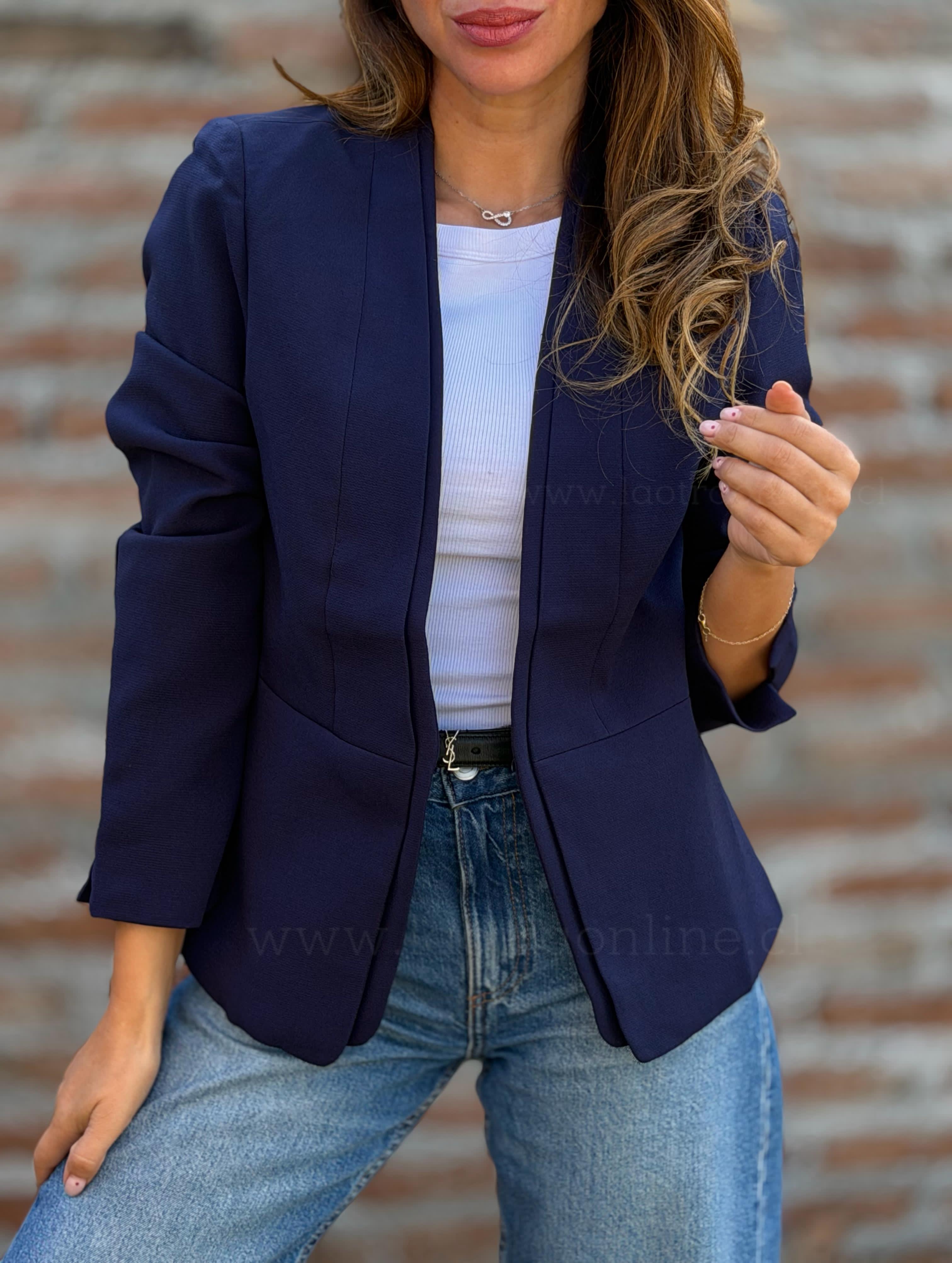 Blazer Dominga azul