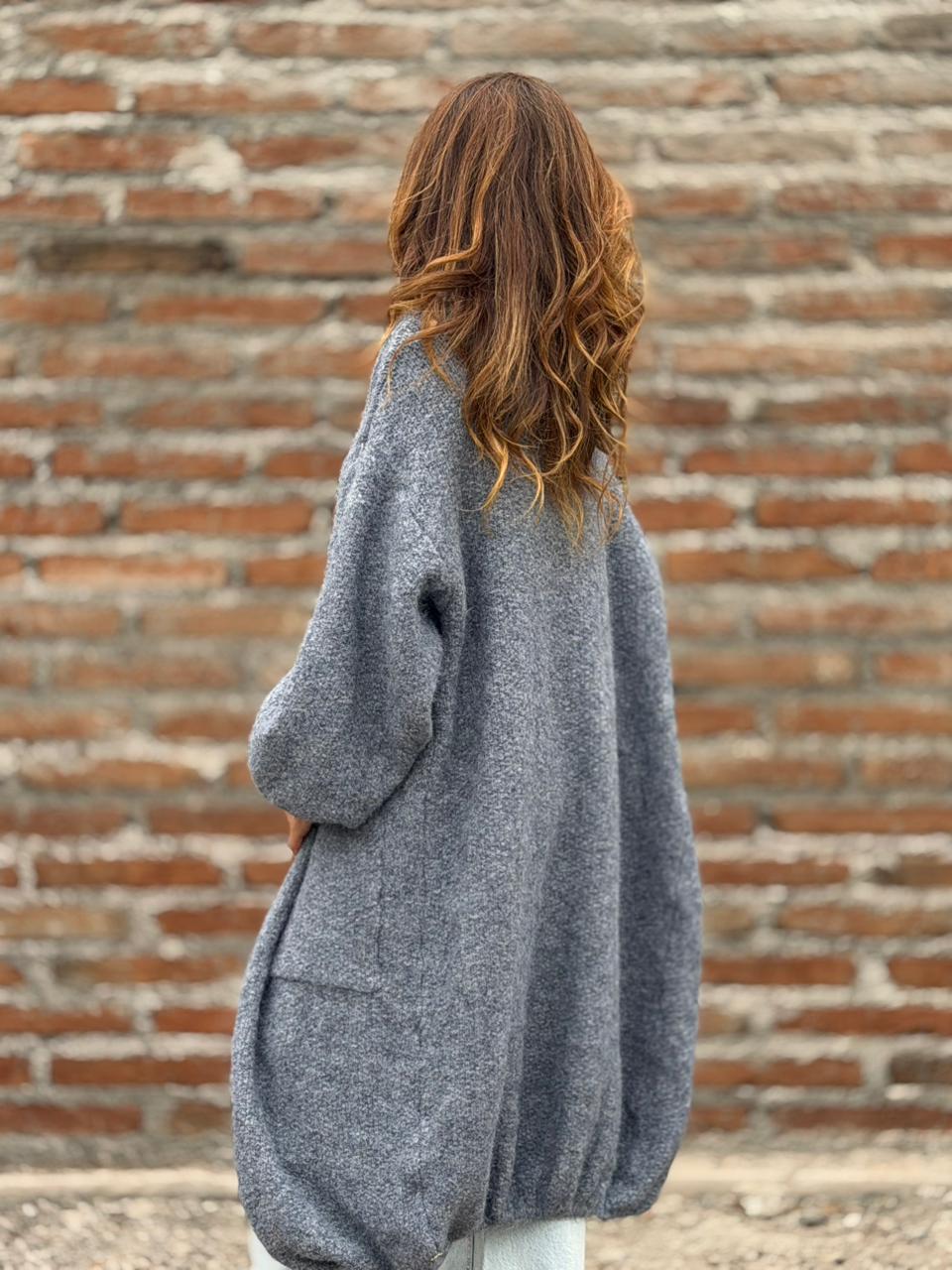 Cárdigan Parisino gris