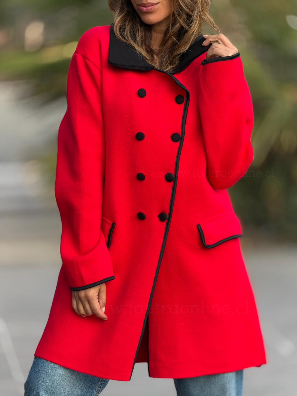 Abrigo Ilusión rojo