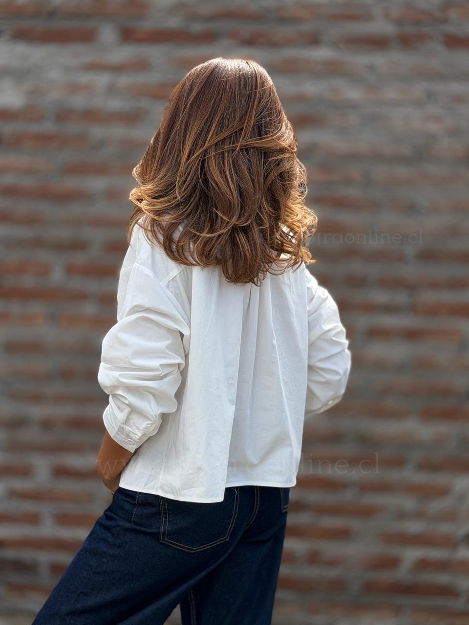 Camisa tachas blanco