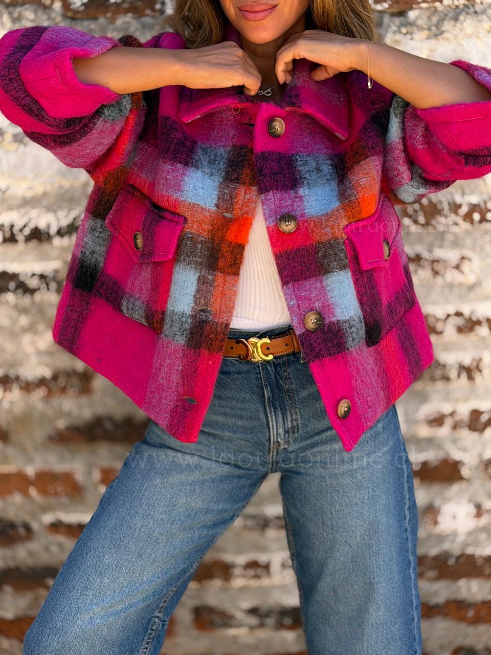 Chaqueta Italiana fucsia