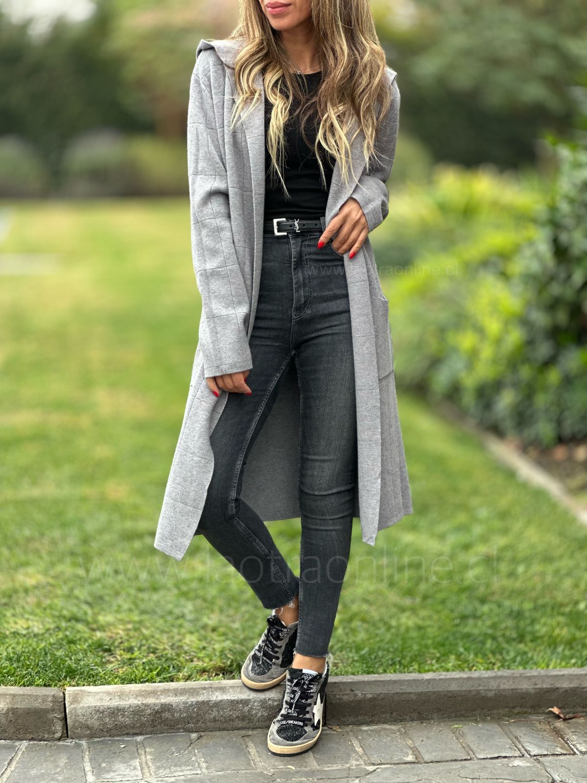 Cárdigan Castelli gris