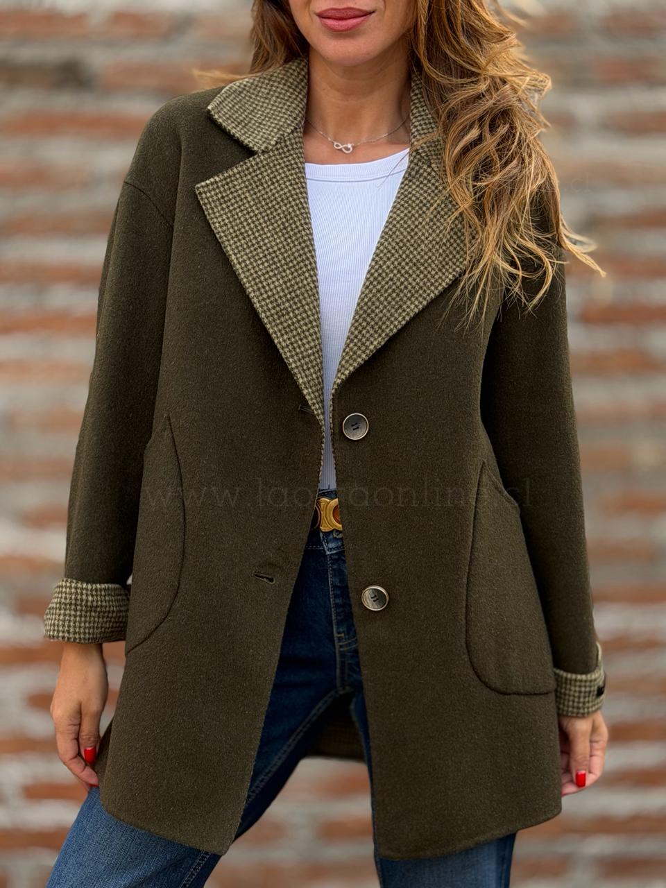 Abrigo/Blazer Lia verde