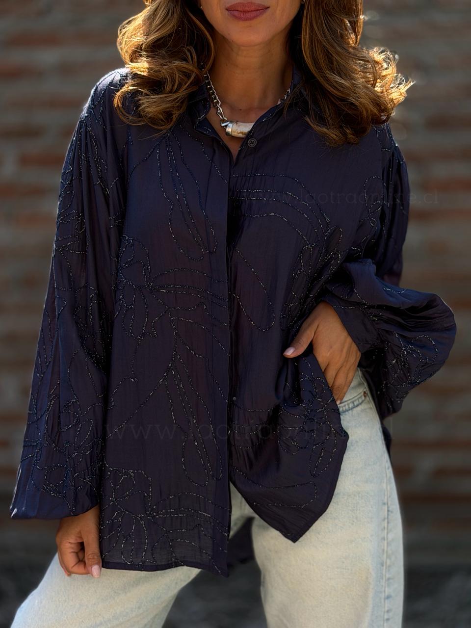 Blusa Montpellier azul