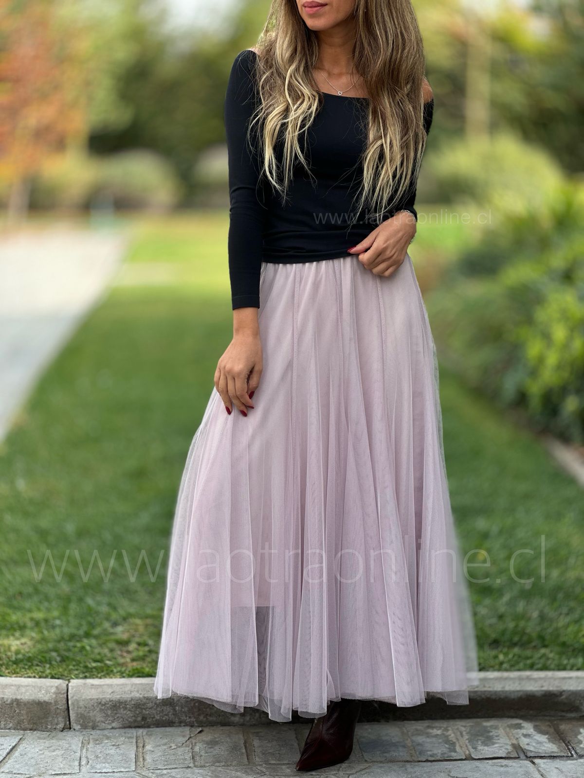 Falda Parisina lavanda