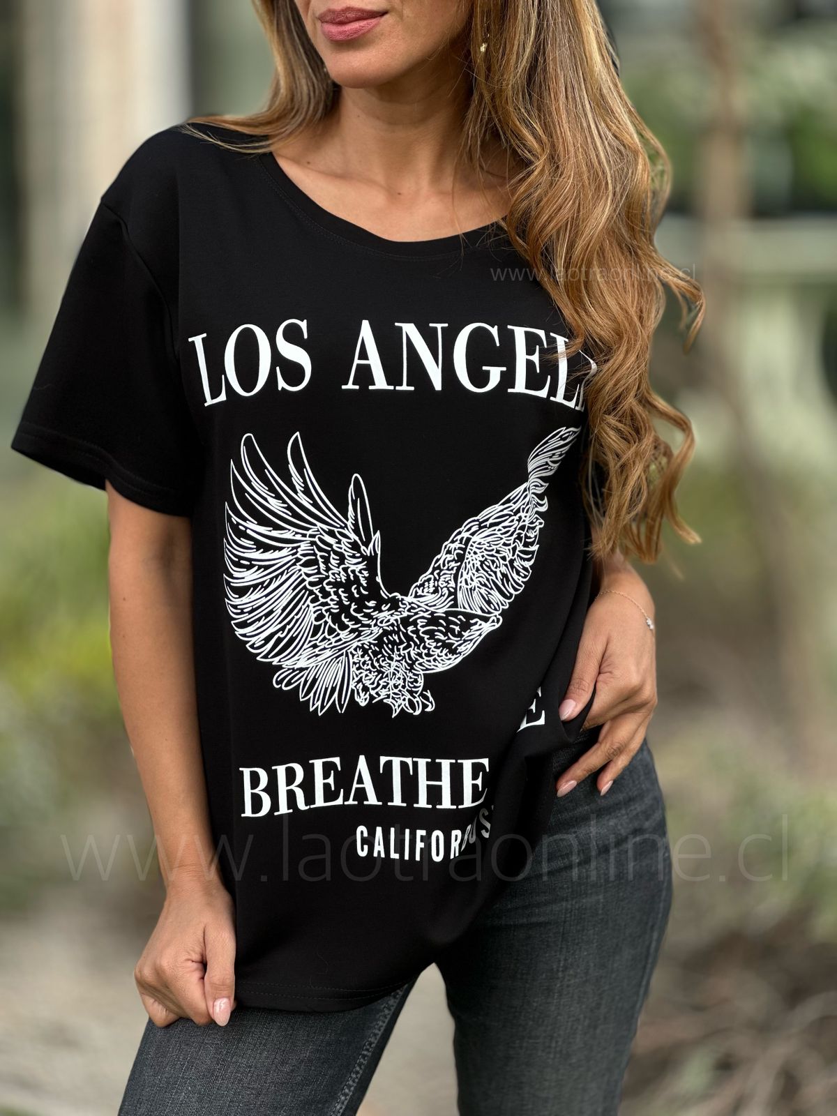 Poleras Los Angeles negro