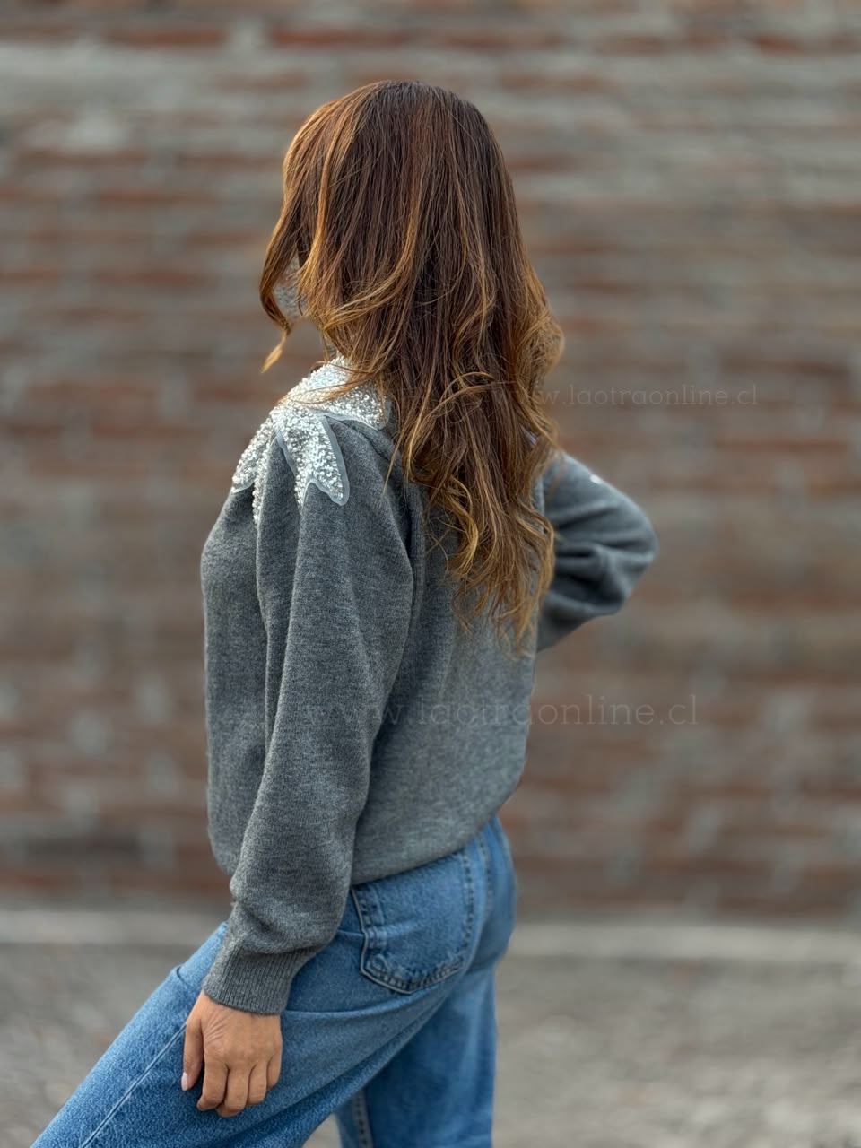Chaleco Jazmín gris