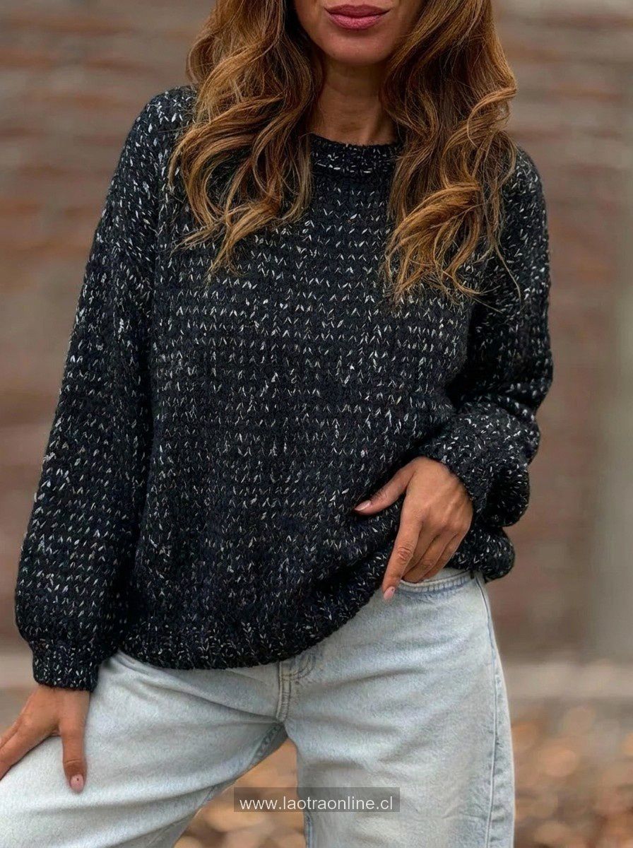 Sweater Versalles negro