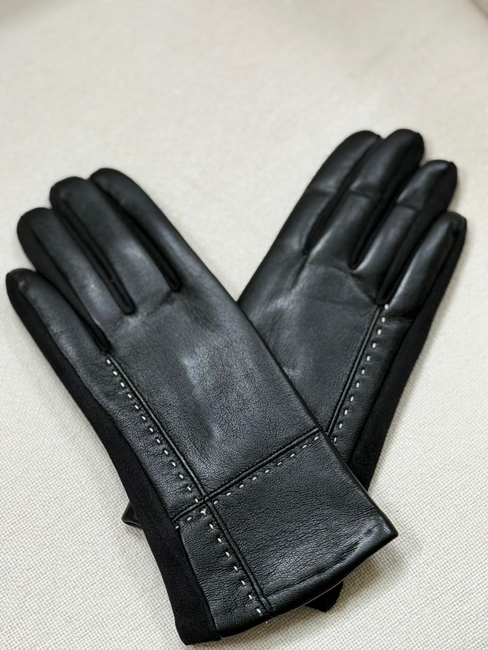 Guante Ecocuero negro