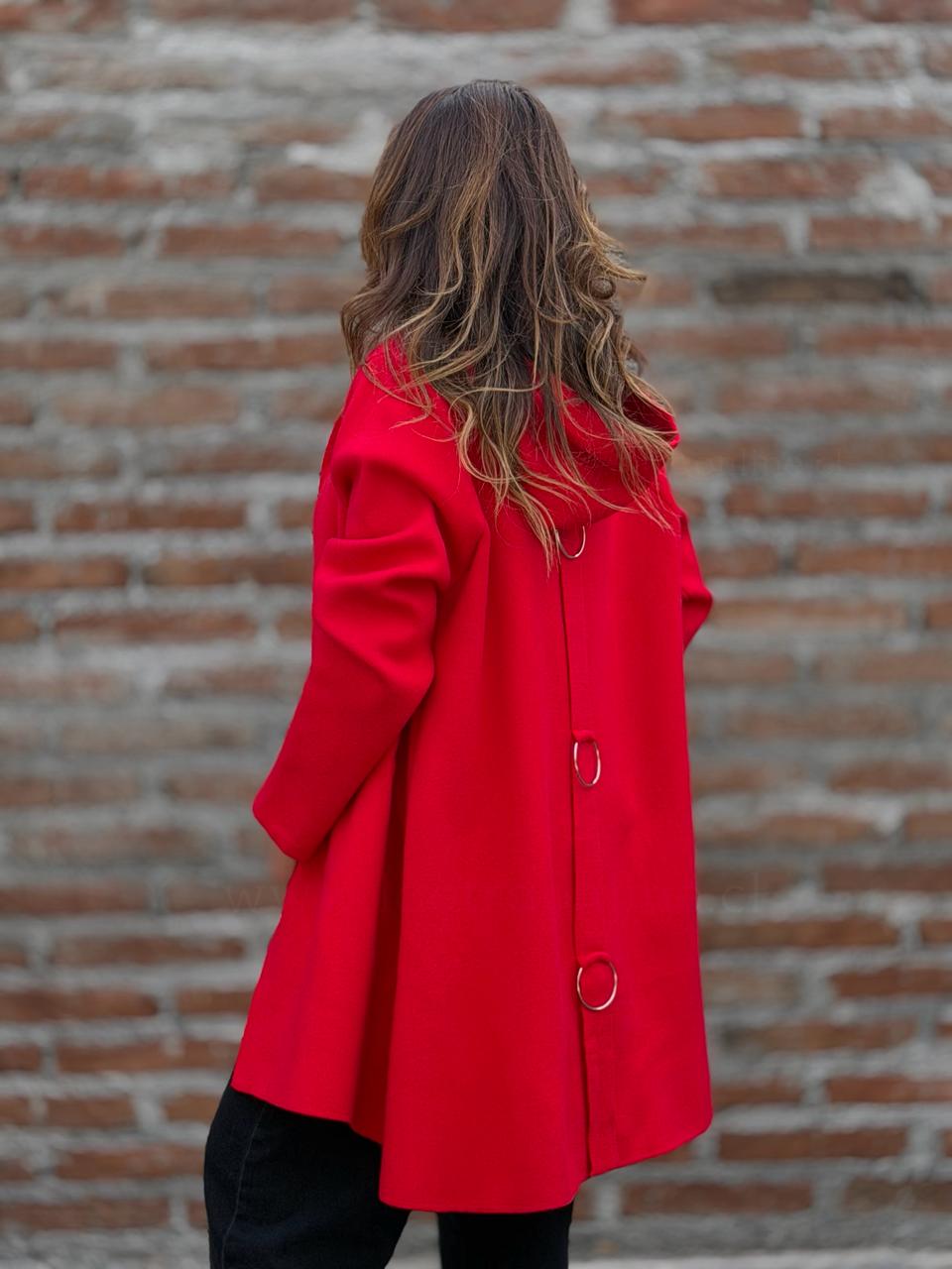Abrigo La Condesa rojo