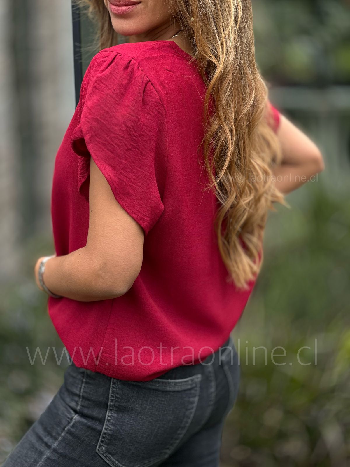 Polera Capadocia cherry