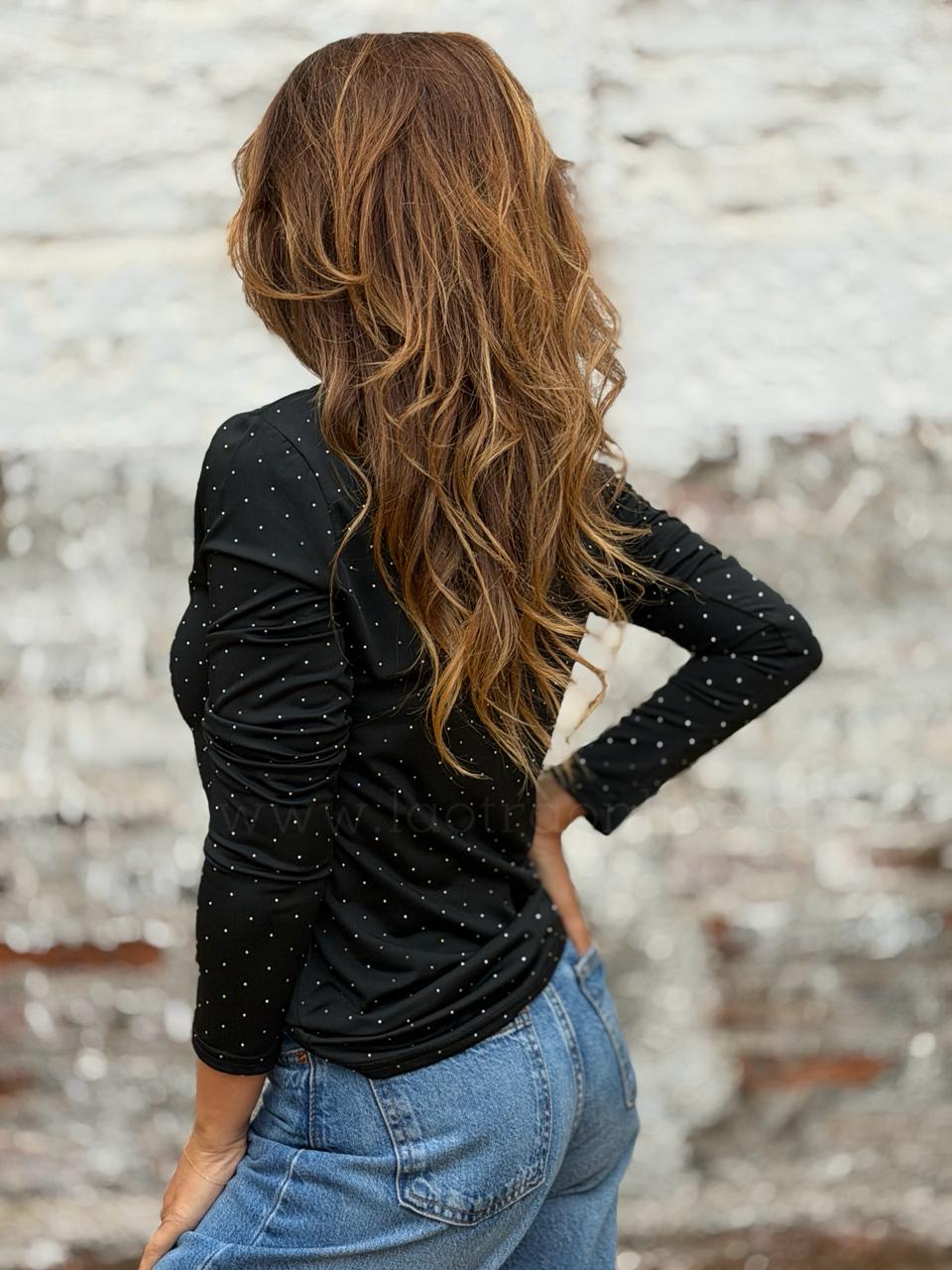 Básica Tachitas negro