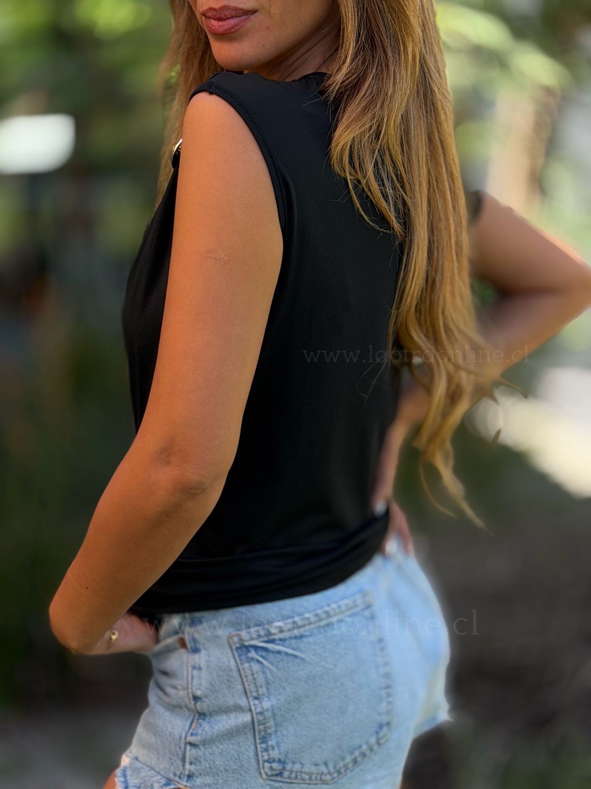 Polera New York negro