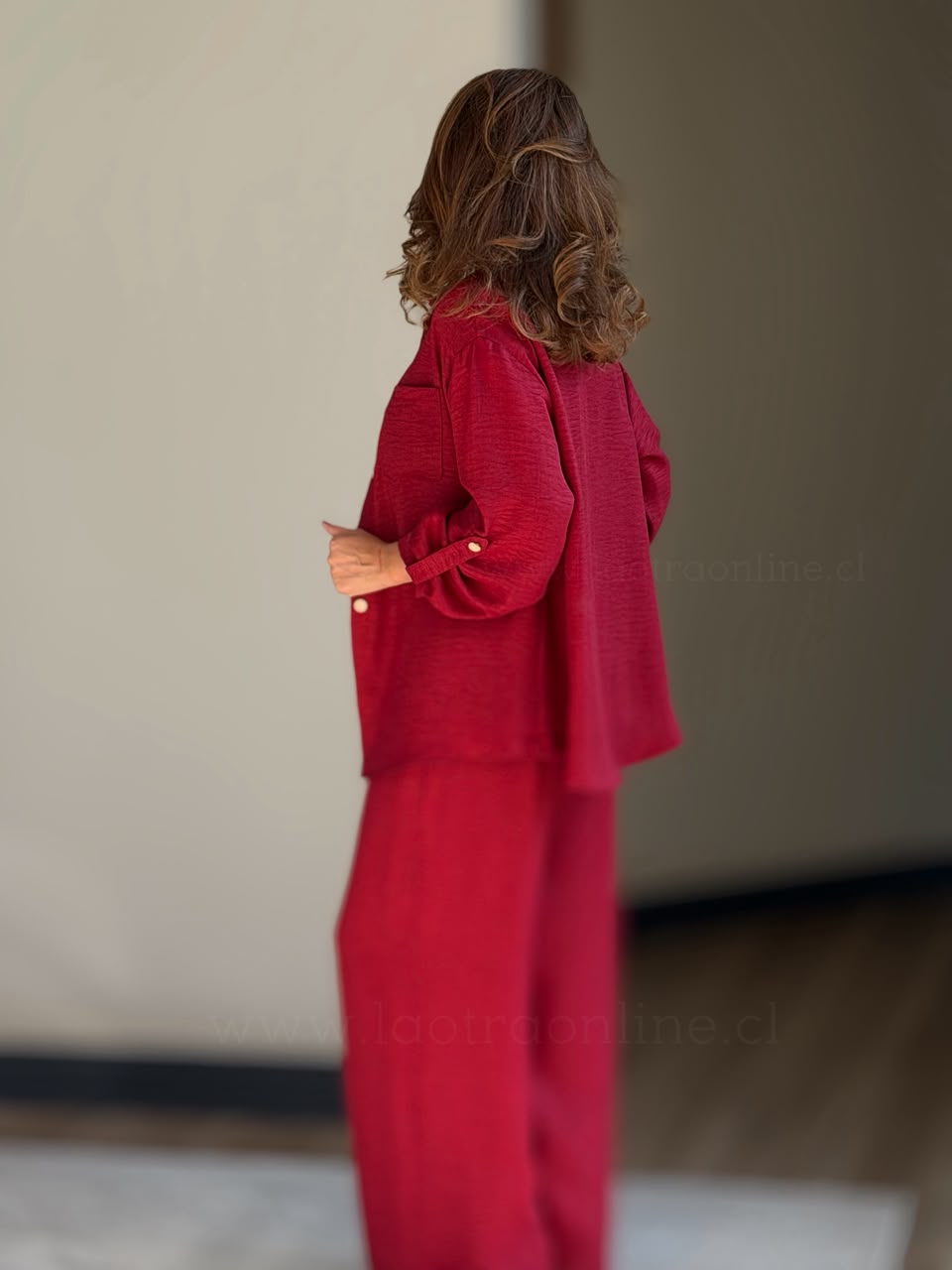 Set Pantalón+Blusa rojo
