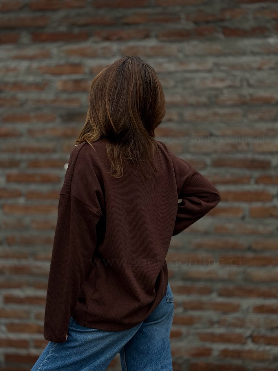 Sweater La Perla marrón
