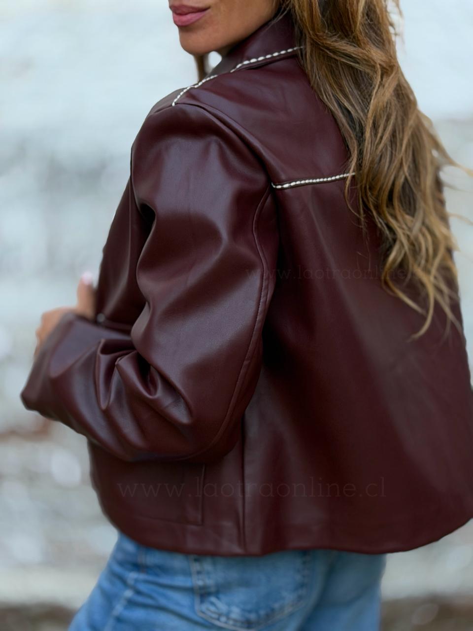 Chaqueta Malta cherry
