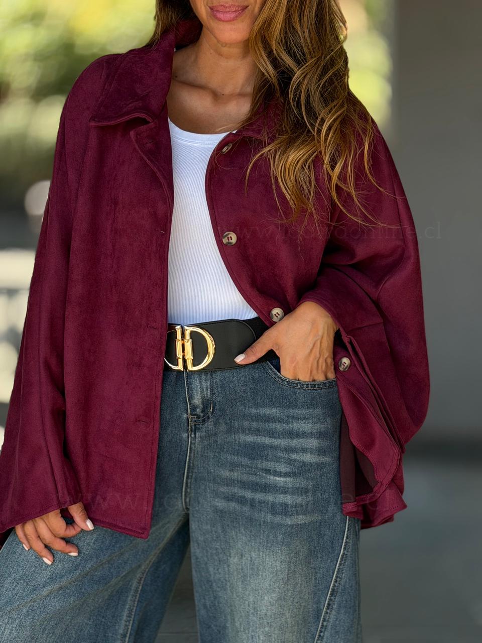 Capa Gamuza Italiana Cherry