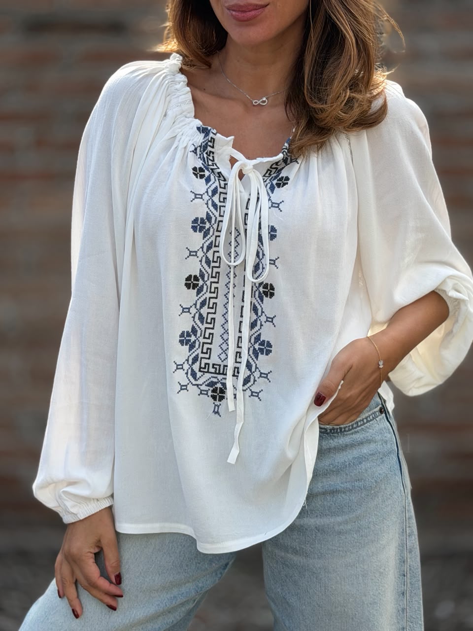 Blusa La Paz blanco