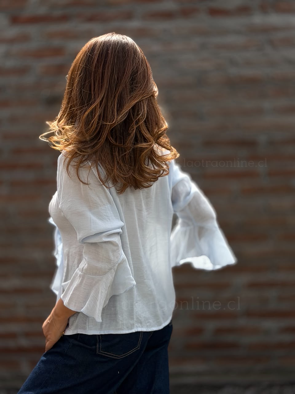 Blusa Portofino celeste