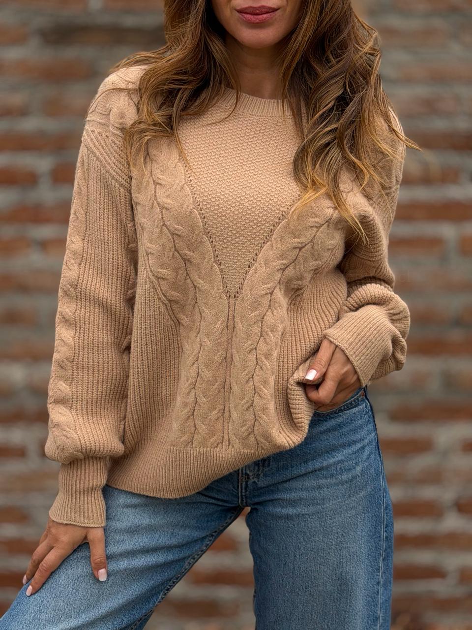 Sweater Magnolia camel