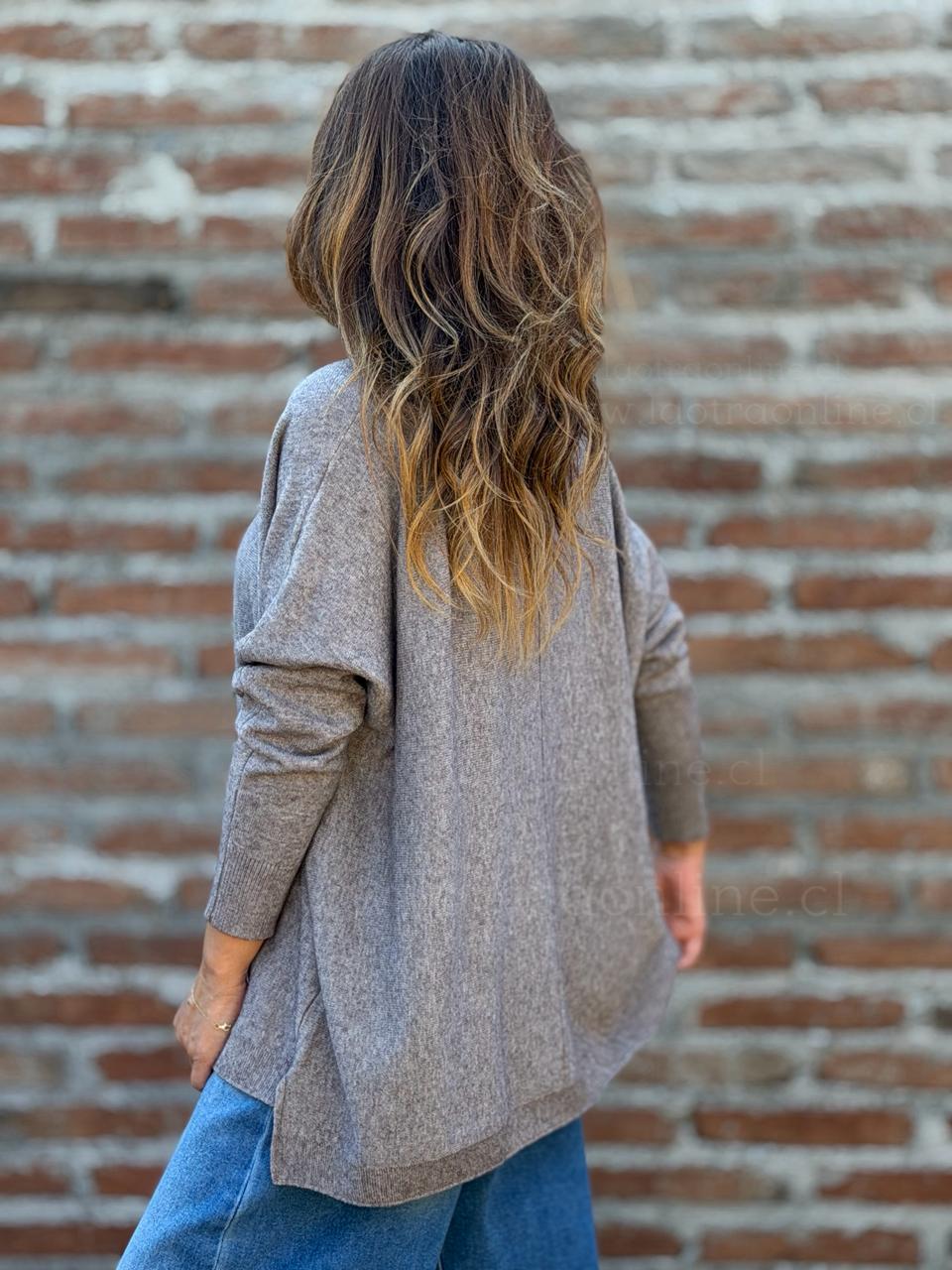 Maxi Oversize gris/taupe