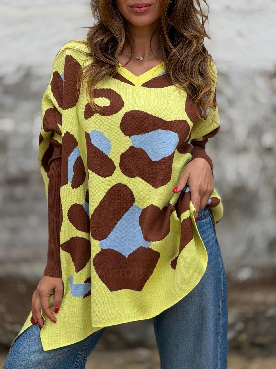 Sweater Print amarillo